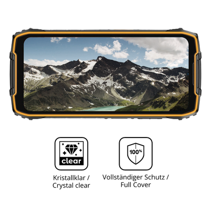 Dünne und klare Folie passend zugeschnitten für Ulefone RugKing 4 Pro