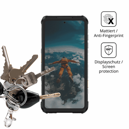 dipos Displayschutz für Ulefone RugOne Xever 7 Pro, mattierte Oberfläche, Blickschutzfilter und perfekter Passform