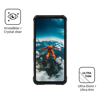 Dünne und klare Folie passend zugeschnitten für Ulefone RugOne Xever 7 Pro