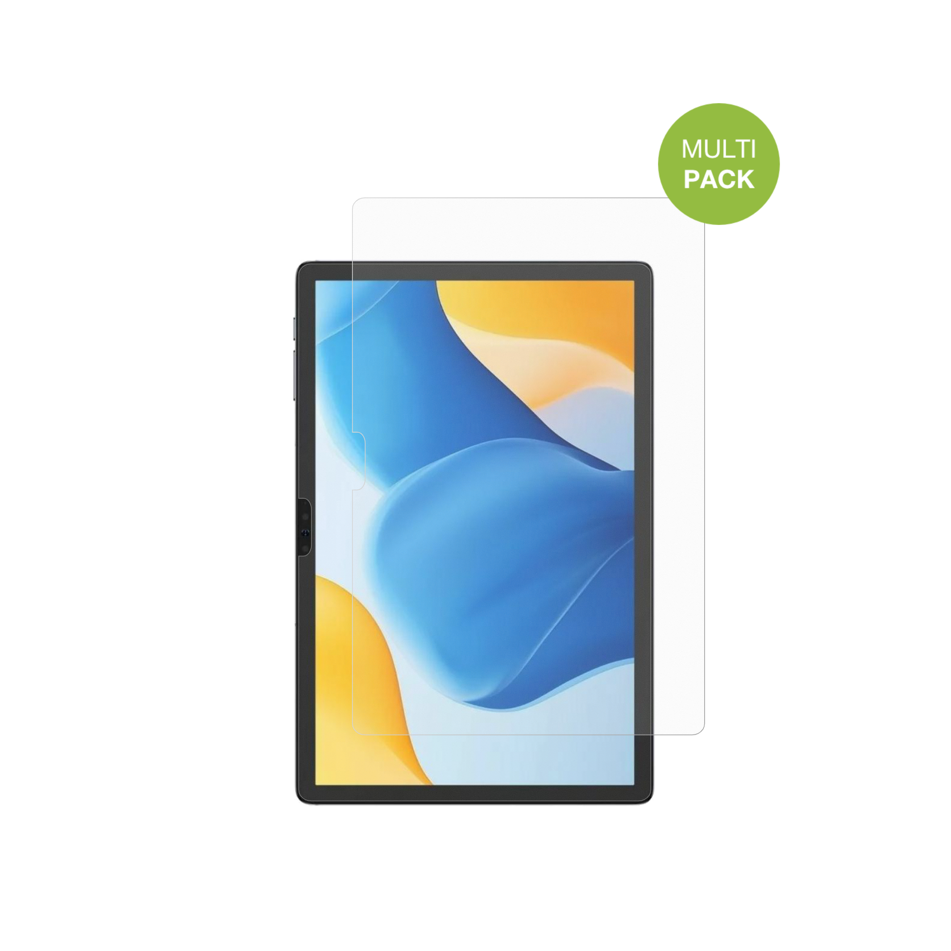 ulefonetab a10 mit aufgebrachter dipos Displayschutzfolie, die lästige Fingerabdrücke minimiert