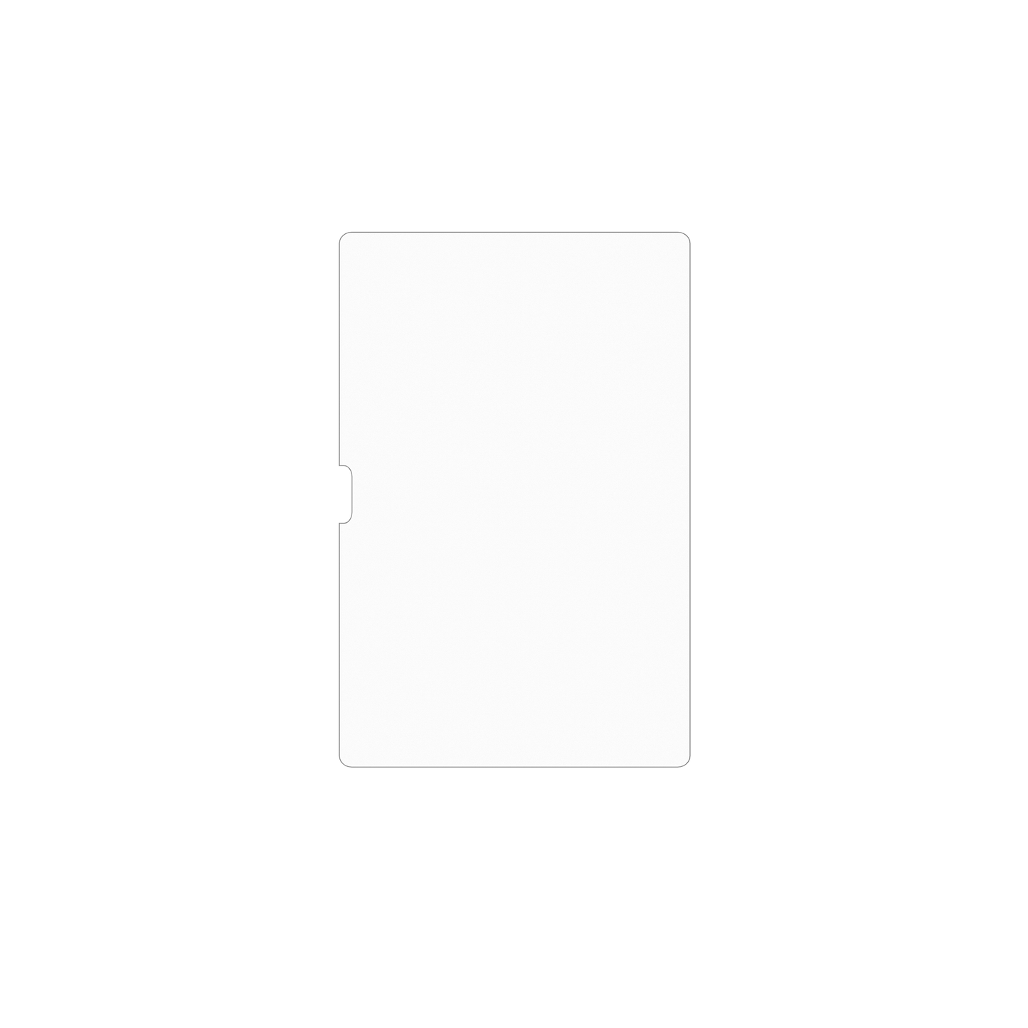 dipos Displayschutz für ulefonetab a10, mattierte Oberfläche, geringe Dicke und perfekte Passform