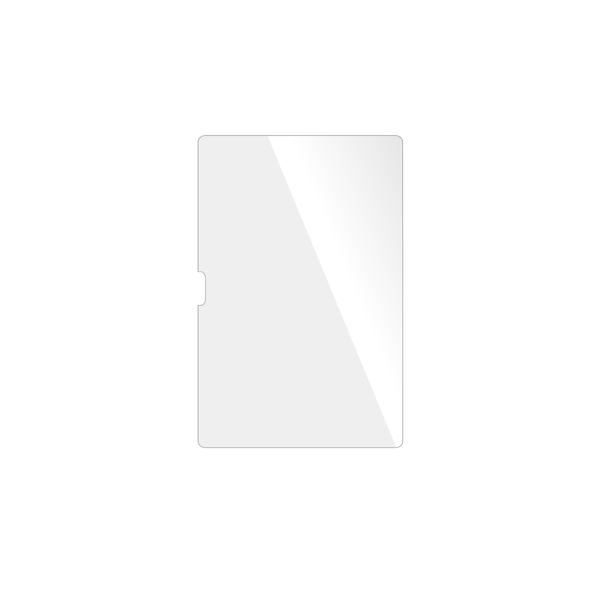 dipos Displayschutz für ulefonetab a10, transparente Oberfläche, geringe Dicke und perfekte Passform