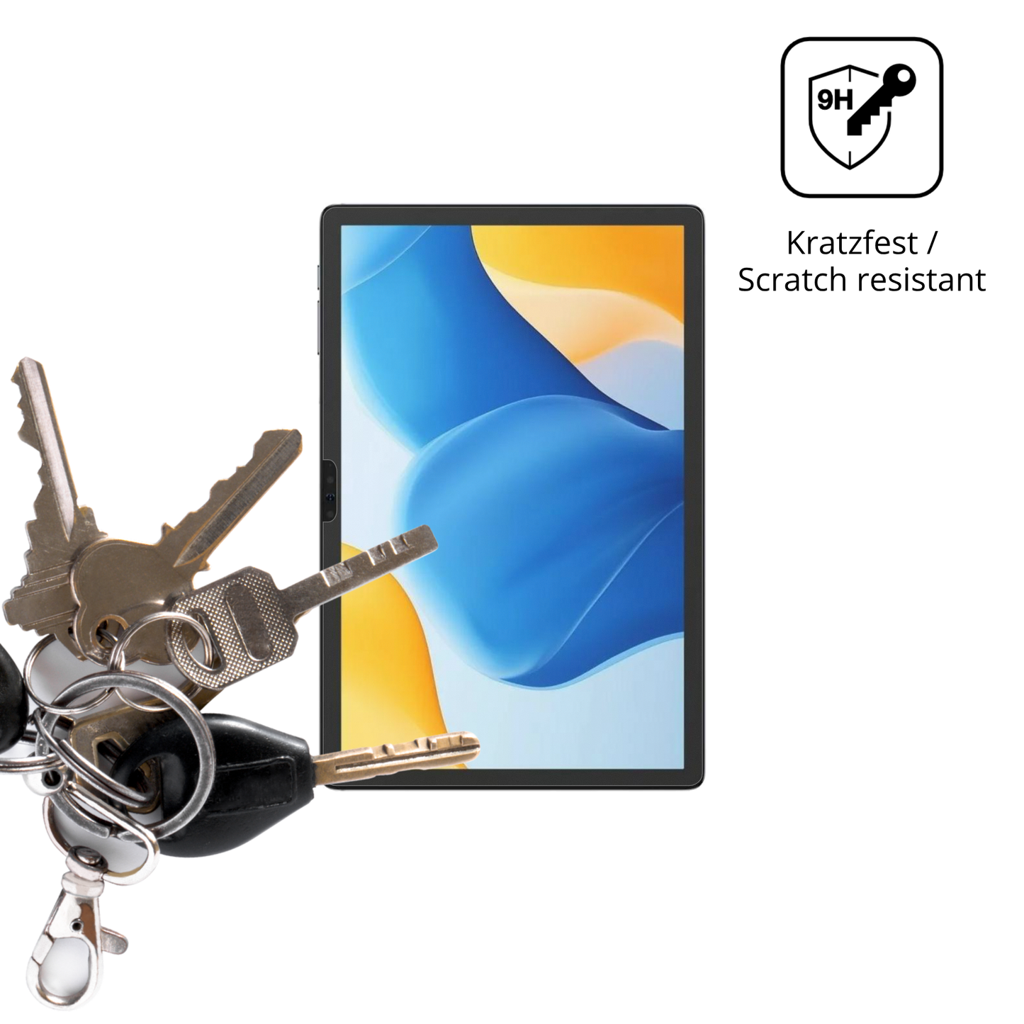 dipos Displayschutz für ulefonetab a10, mattierte Oberfläche, robuste Festigkeit und perfekte Passform