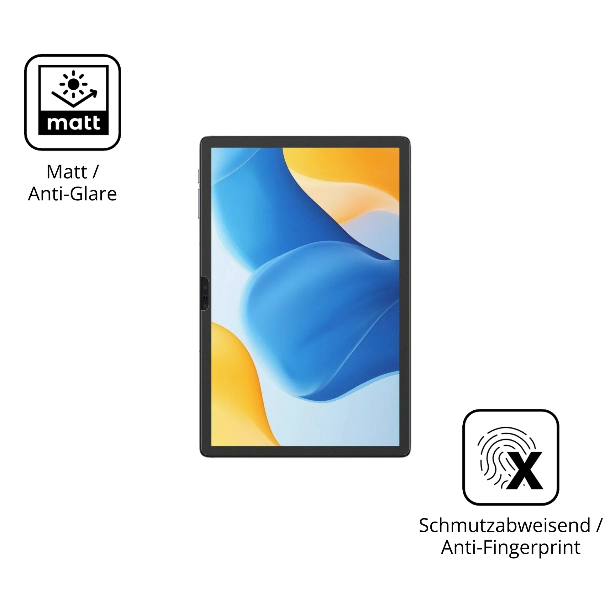 9H Hartbeschichtete, flexible Folie passend zugeschnitten für ulefonetab a10