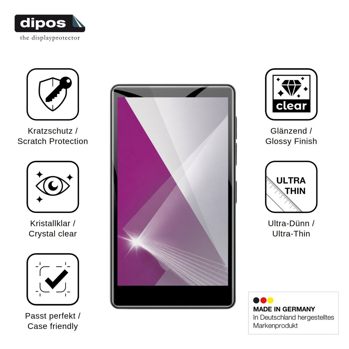 4x Screen Protector for AGXOV M11 Protection Crystal Clear dipos