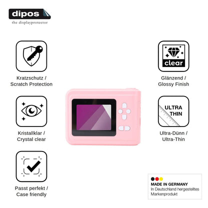 4x Screen Protector for Akozon Compact HD Protection Crystal Clear dipos