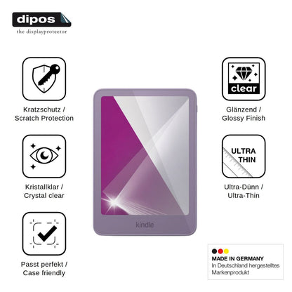 2x Screen Protector for Amazon Kindle 12th Generation Protection Crystal Clear dipos