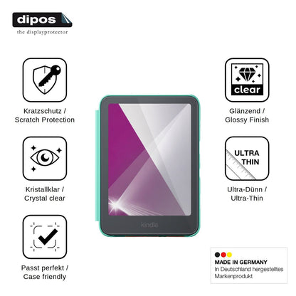 2x Screen Protector for Amazon Kindle Colorsoft Kids 2026 Protection Crystal Clear dipos