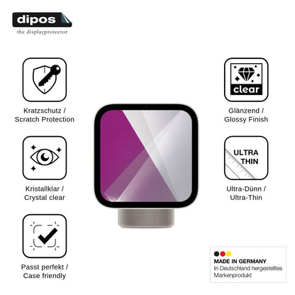 2x Screen Protector for Apple HomeView Protection Crystal Clear dipos