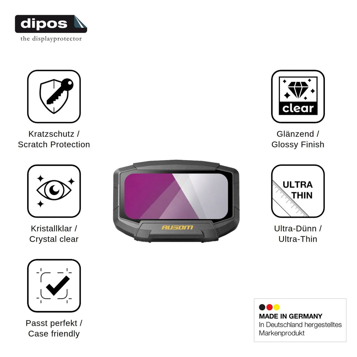 4x Screen Protector for Ausom Gosoul 2 Pro Protection Crystal Clear dipos