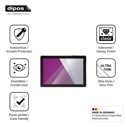 2x Screen Protector for AWOW Tablet 10.1 Protection Crystal Clear dipos