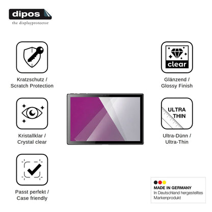 2x Screen Protector for Byybuo A10 Protection Crystal Clear dipos