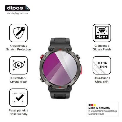6x Screen Protector for Doomixs P50BK Protection Crystal Clear dipos