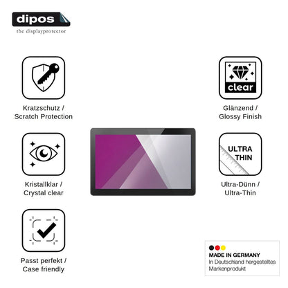 2x Screen Protector for Elo TouchSystems I-Series 3 ESY15i3 Protection Crystal Clear dipos