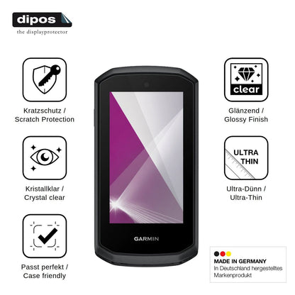 2x Screen Protector for Garmin Edge Explore 3 Plus Protection Crystal Clear dipos