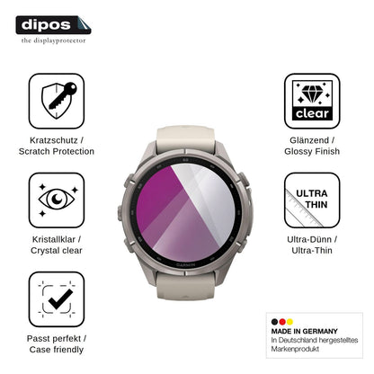 6x Screen Protector for Garmin Fenix 9 Pro Protection Crystal Clear dipos
