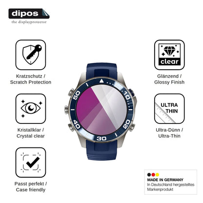 6x Screen Protector for Garmin MARQ Diver Protection Crystal Clear dipos