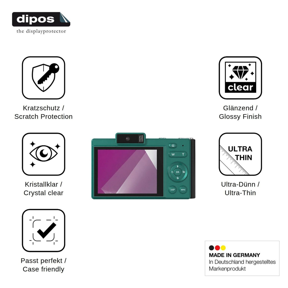 4x Screen Protector for HERBYD H18 Protection Crystal Clear dipos