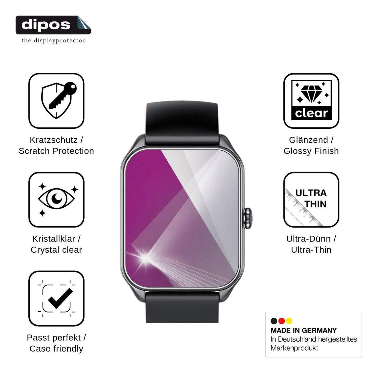 6x Screen Protector for IKT JX637 Protection Crystal Clear dipos