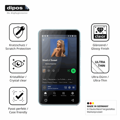 Displayschutz hergestellt in Deutschland, höchste Qualität made in Germany
