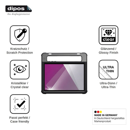 2x Screen Protector for Jabbla Vibe 12 Plus Protection Crystal Clear dipos