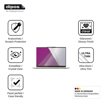 2x Screen Protector for Lenovo Yoga 7 2in1 16AKP10 Protection Crystal Clear dipos