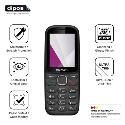 4x Screen Protector for MaxCom MM446 4G Protection Crystal Clear dipos