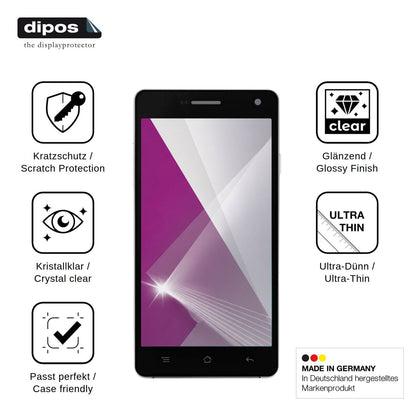 4x Screen Protector for Nomi i501 Style Protection Crystal Clear dipos