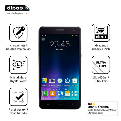 4x Screen Protector for Nomi i550 Space Protection Crystal Clear dipos