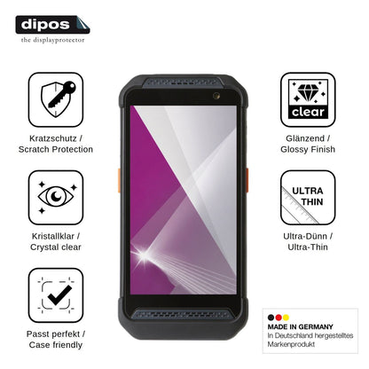 4x Screen Protector for Point Mobile PM86 Protection Crystal Clear dipos