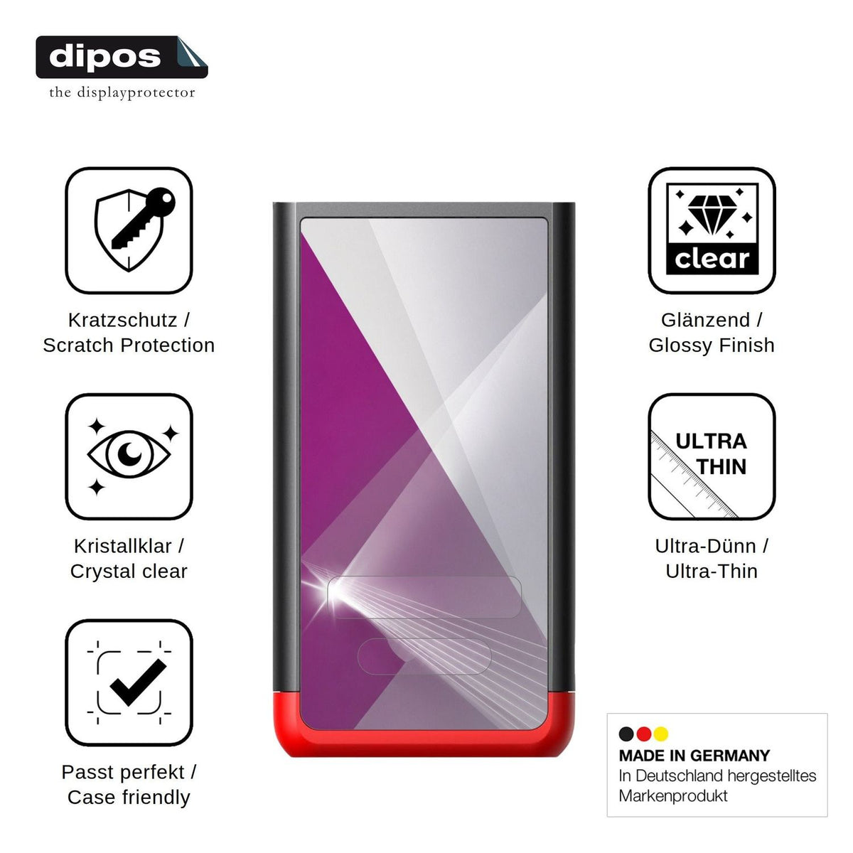 4x Screen Protector for ThermoMaven P4 Protection Crystal Clear dipos
