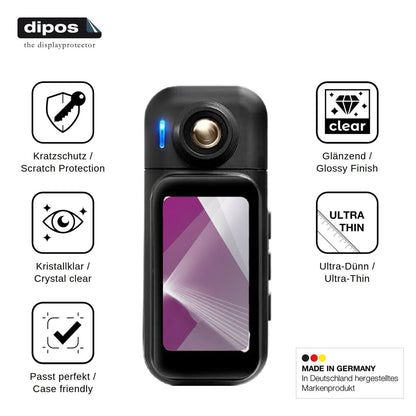 4x Screen Protector for Tiantianle H91 Action Cam Protection Crystal Clear dipos