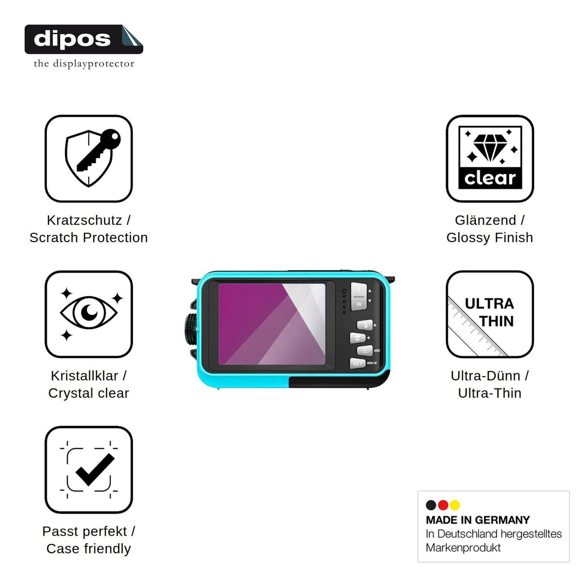 4x Screen Protector for Yixinxin WENUP018 Protection Crystal Clear dipos