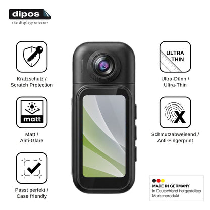 4x Screen Protector for AIKER H91 Action Cam Protection Anti Glare dipos