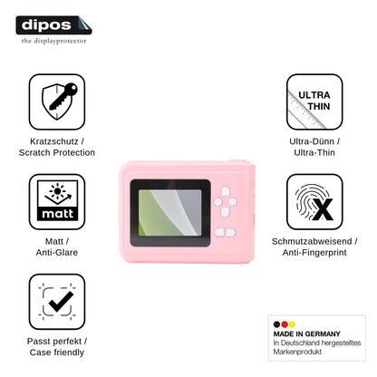 4x Screen Protector for Akozon Compact HD Protection Anti Glare dipos