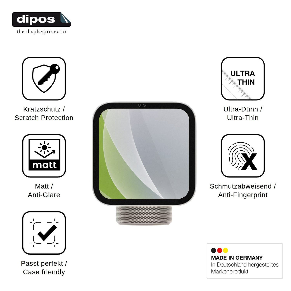 2x Screen Protector for Apple HomeView Protection Anti Glare dipos