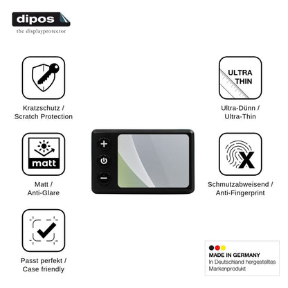 4x Screen Protector for Bassadoro Lenker Display S E Protection Anti Glare dipos