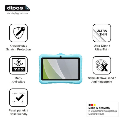 2x Screen Protector for Blackview Link Lite Kids Protection Anti Glare dipos
