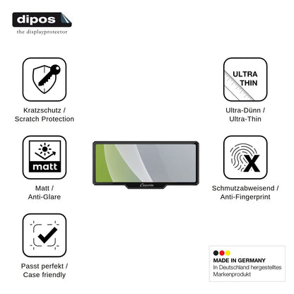 2x Screen Protector for Carpuride W619B Protection Anti Glare dipos