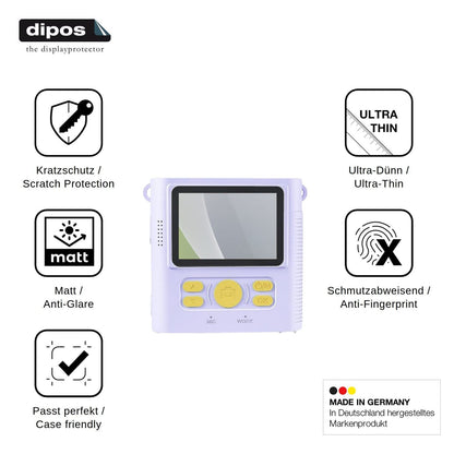 4x Screen Protector for CKATE ABS-681B Protection Anti Glare dipos