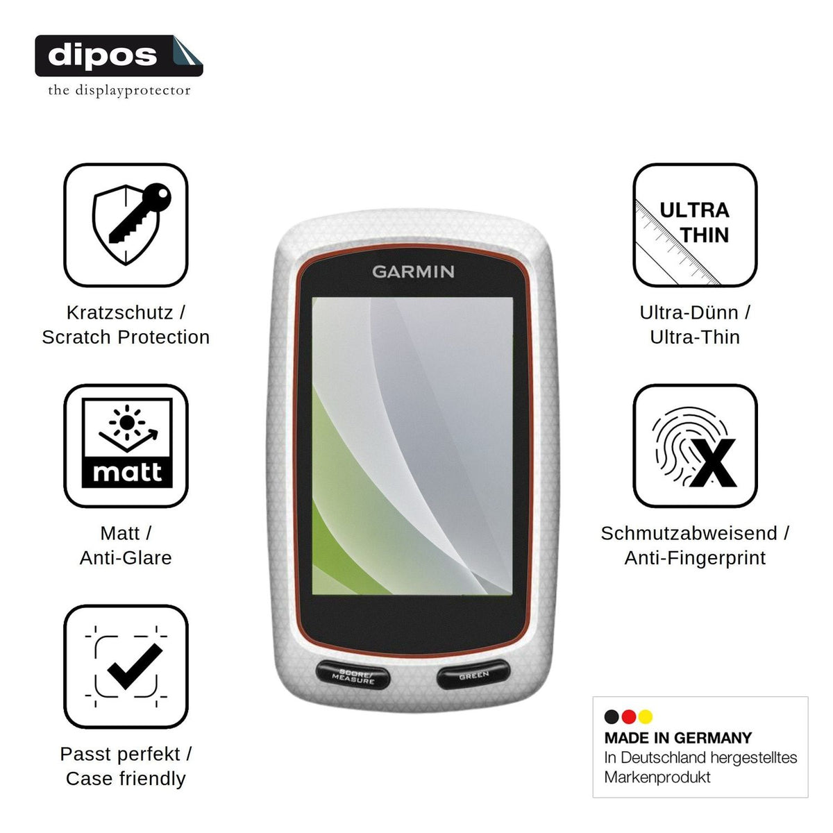 2x Screen Protector for Garmin Approach G7 Protection Anti Glare dipos