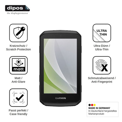 2x Screen Protector for Garmin Edge 1060 Protection Anti Glare dipos