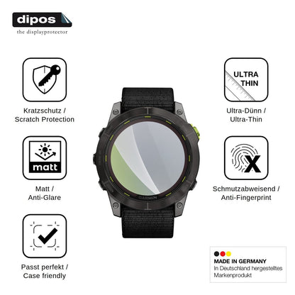 6x Screen Protector for Garmin Enduro 2 Protection Anti Glare dipos