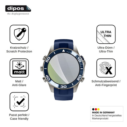 6x Screen Protector for Garmin MARQ Diver Protection Anti Glare dipos