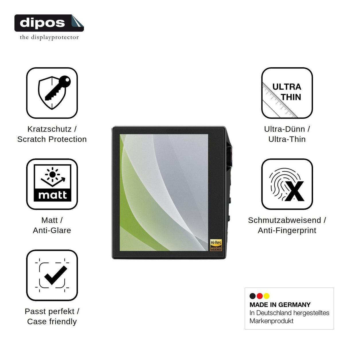 4x Screen Protector for HIDIZS AP80 Protection Anti Glare dipos