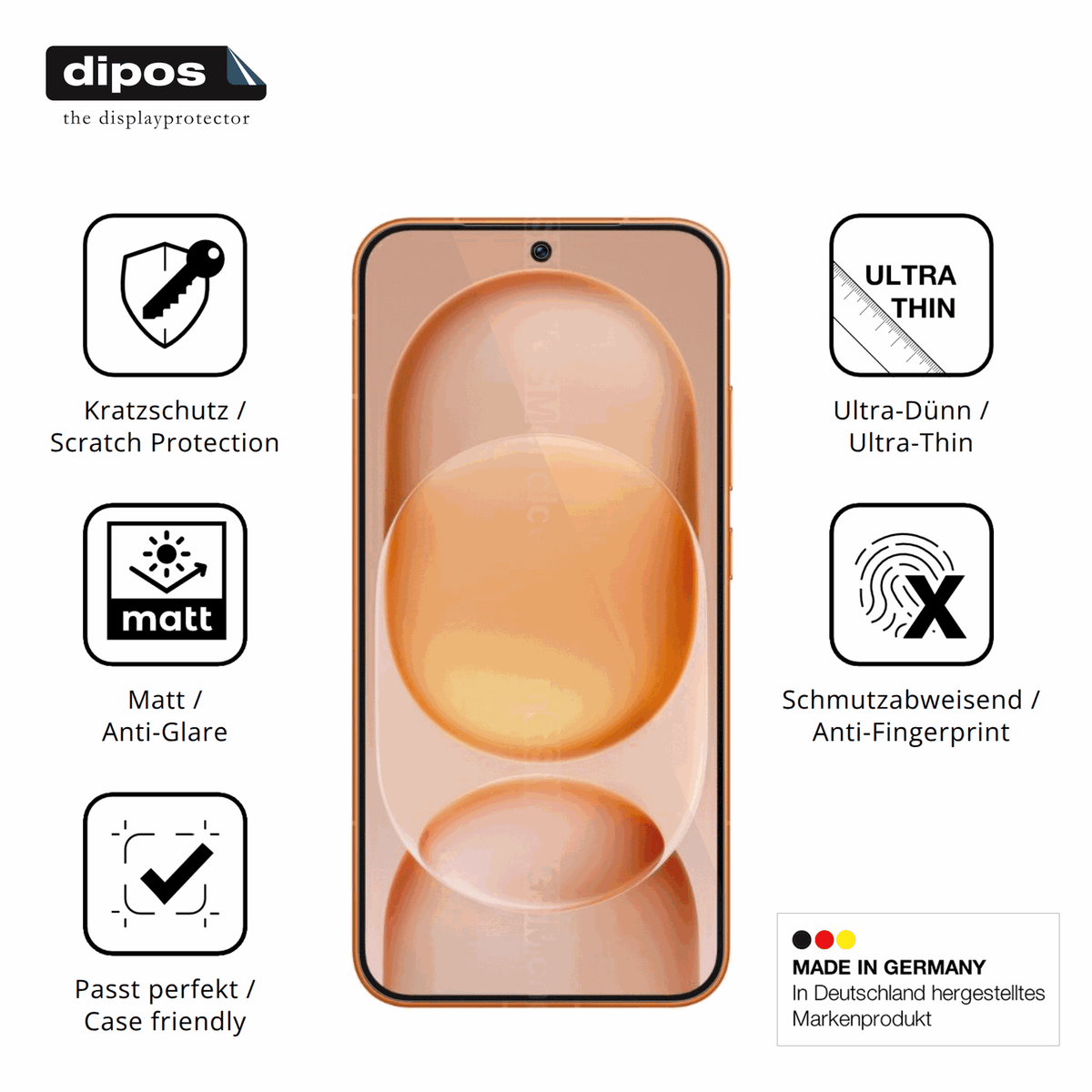 Displayschutz hergestellt in Deutschland, h�chste Qualit�t made in Germany