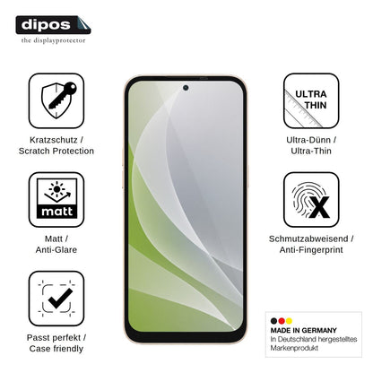 4x Screen Protector for Honor Play 20C Protection Anti Glare dipos