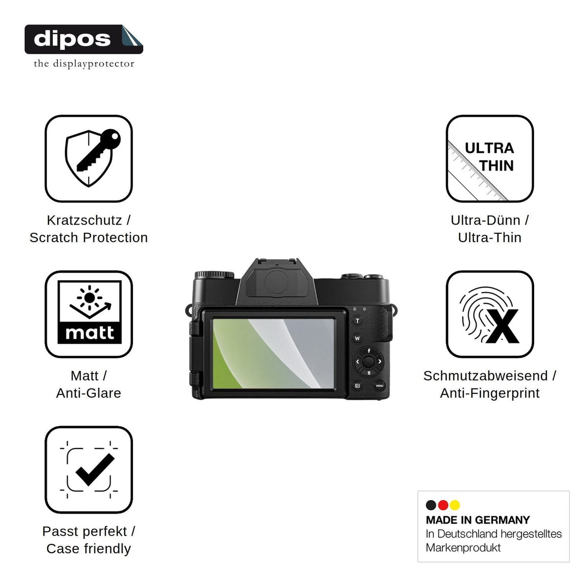 4x Screen Protector for HOOPWNE DC075 Protection Anti Glare dipos