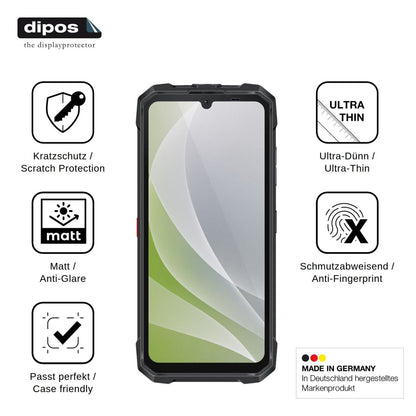 4x Screen Protector for Hotwav Hyper 8E Protection Anti Glare dipos