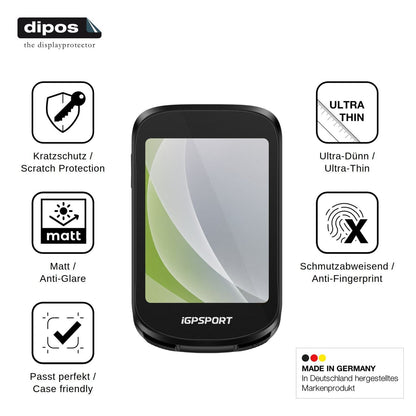 4x Screen Protector for iGPSPORT BSC200 Pro Protection Anti Glare dipos